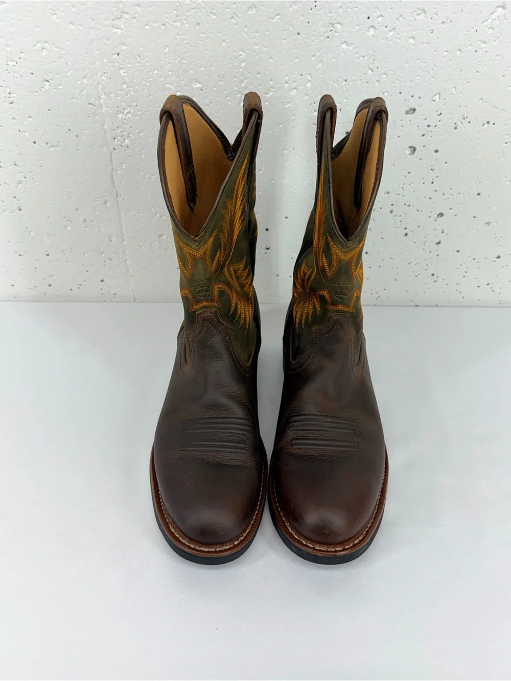 Ariat Men’s Size 11 D Sierra Brown Waterproof Western Pull On Boots